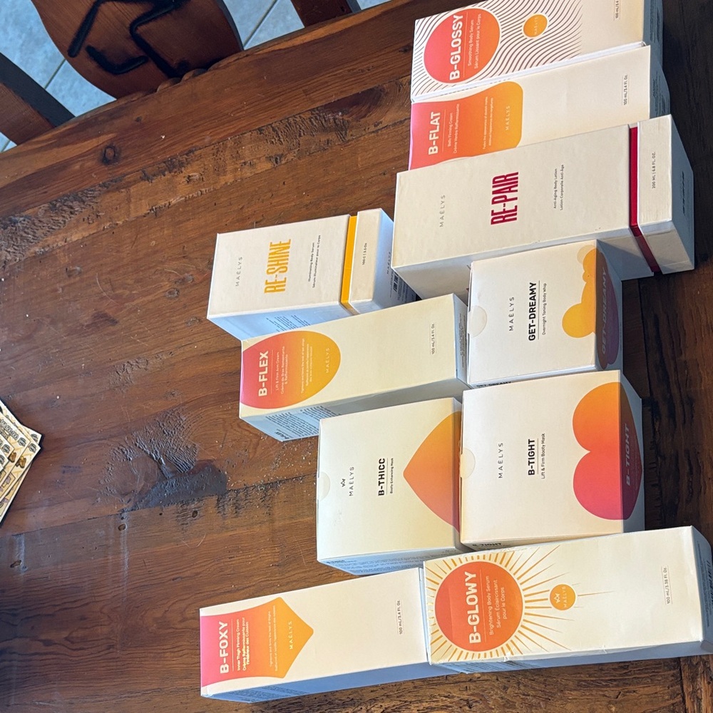 B-Flat Skincare Cream - Bright Orange and Pink